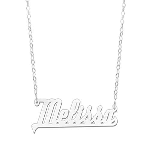 Zilveren naamketting Melissa Names4ever