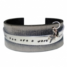 Taboo armband Quote Taylor Vintage Black Sand