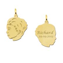 images/productimages/small/gouden-kinderkopje-hanger-jongen-met-achterkant-gravure-4.jpg