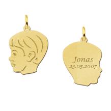 images/productimages/small/gouden-kinderkopje-jongen-met-achterkant-gravure.jpg