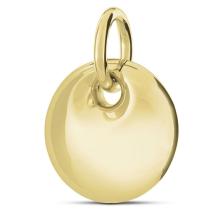 Ronde ashanger goud 28mm
