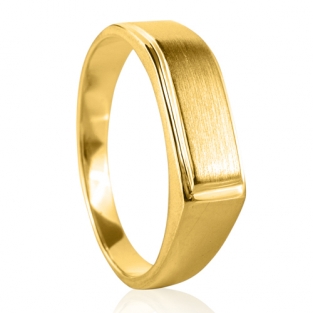 Sierlijke gouden ring met as in gesloten askamer