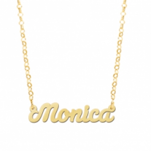 Gouden naamketting Monica Names4ever