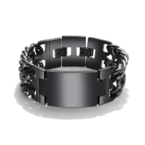 ARMBAND SCHAKELS ZILVER - ByMoïse