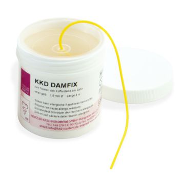 KKD Damfix small gelb diam 1,5mm 4 meter
