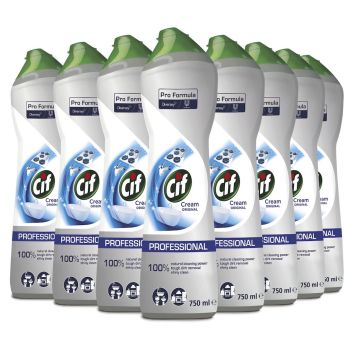 Cif Pro Formula Scheuermilch 8 x 0,75 l Großpackung Promo