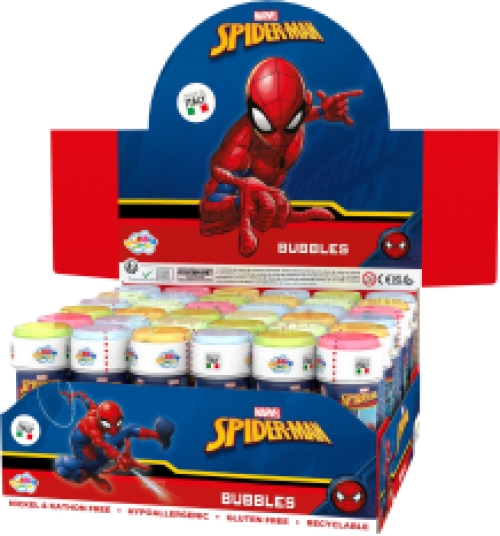 Seifenblasen Spiderman 36 x 60ml im Display Topqualität