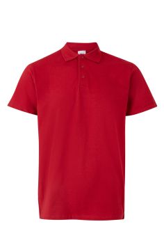 Herren-Polo Premium Stretch Rot