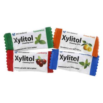 Miradent Xylitol Chewing Gum – dispenser Sortiment 200 Stk.