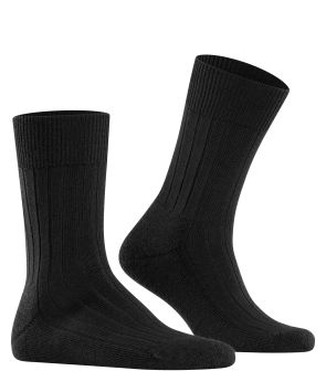 FALKE Comfy Frotteesohle Herrensocke Schwarz