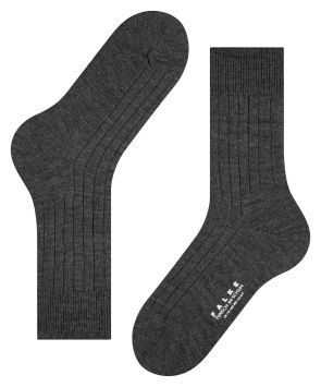FALKE Comfy Frotteesohle Herrensocke Dunkelgrau