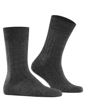 FALKE Comfy Frotteesohle Herrensocke Dunkelgrau