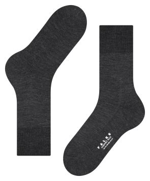 FALKE Airport Plus Herrensocken Anthrazit meliert