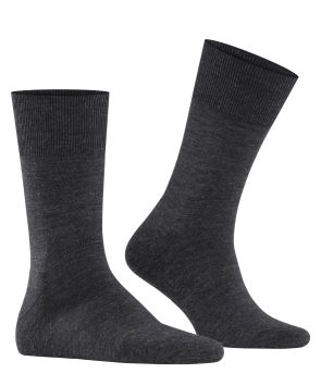FALKE Airport Plus Herrensocken Anthrazit meliert