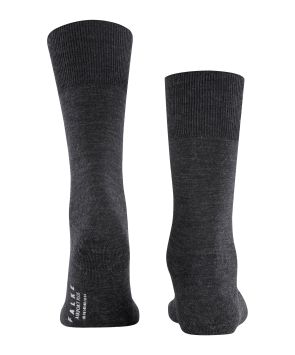FALKE Airport Plus Herrensocken Anthrazit meliert
