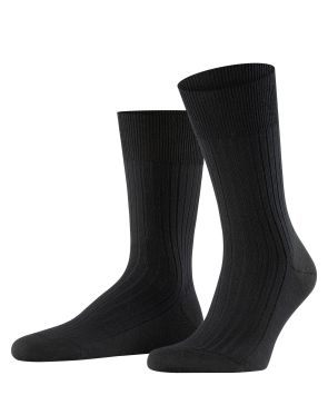 FALKE Bristol Pure Herrensocken Schwarz