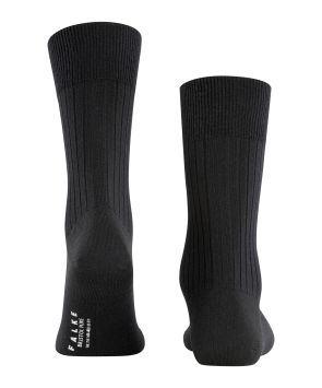 FALKE Bristol Pure Herrensocken Schwarz