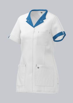 BP Jacke Laura für Damen Weiß/Azurblau