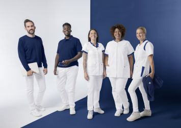 BP Jacke Laura für Damen Weiß/Nachtblau