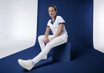 BP Jacke Laura für Damen Weiß/Nachtblau