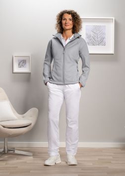 BP Softshelljacke für Damen Hellgrau