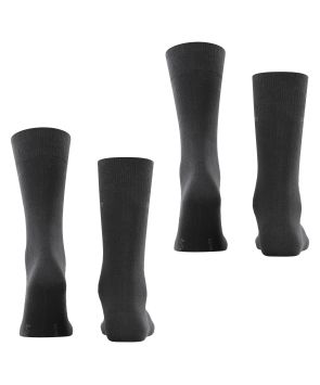 Esprit Basic Uni 2-Pack Heren Sokken Zwart