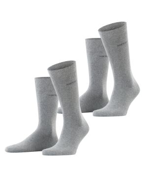 Esprit Basic Uni 2er-Pack Herrensocken Grau
