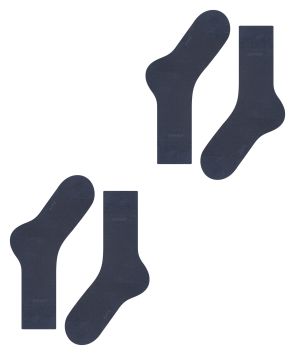 Esprit Basic Uni 2er-Pack Herrensocken Marine