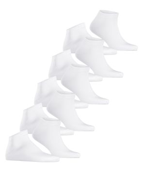 Esprit Solid 5-Pack Heren Sneakersokken Wit