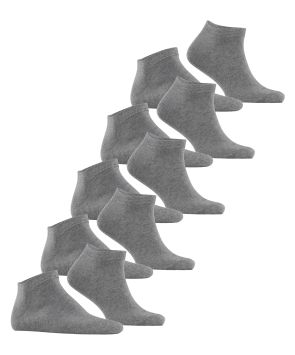 Esprit Solid 5er-Pack Herren-Sneakersocken Grau