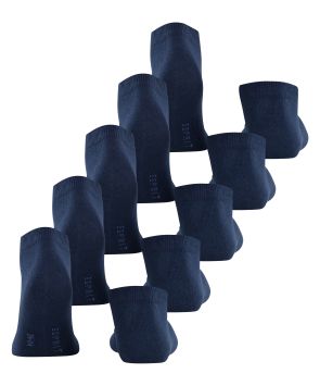 Esprit Solid 5er-Pack Herren-Sneakersocken Marine