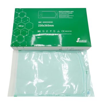 Selbstklebende Sterilisationsbeutel Sogeva 230 x 365 mm 200 Stk.