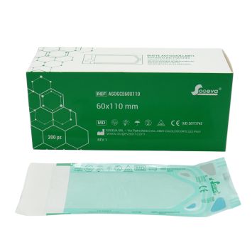 Selbstklebende Sterilisationsbeutel Sogeva 60 x 110 mm 200 Stk.