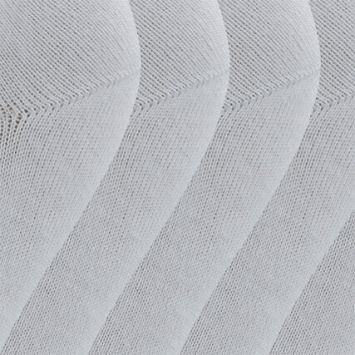 Esprit Solid 5er-Pack Damen-Sneakersocken Weiß