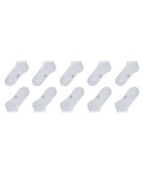 Esprit Solid 5er-Pack Damen-Sneakersocken Weiß