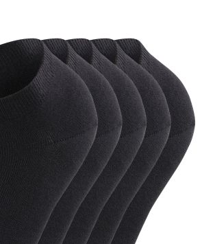Esprit Solid 5-Pack Dames Sneakersokken Zwart