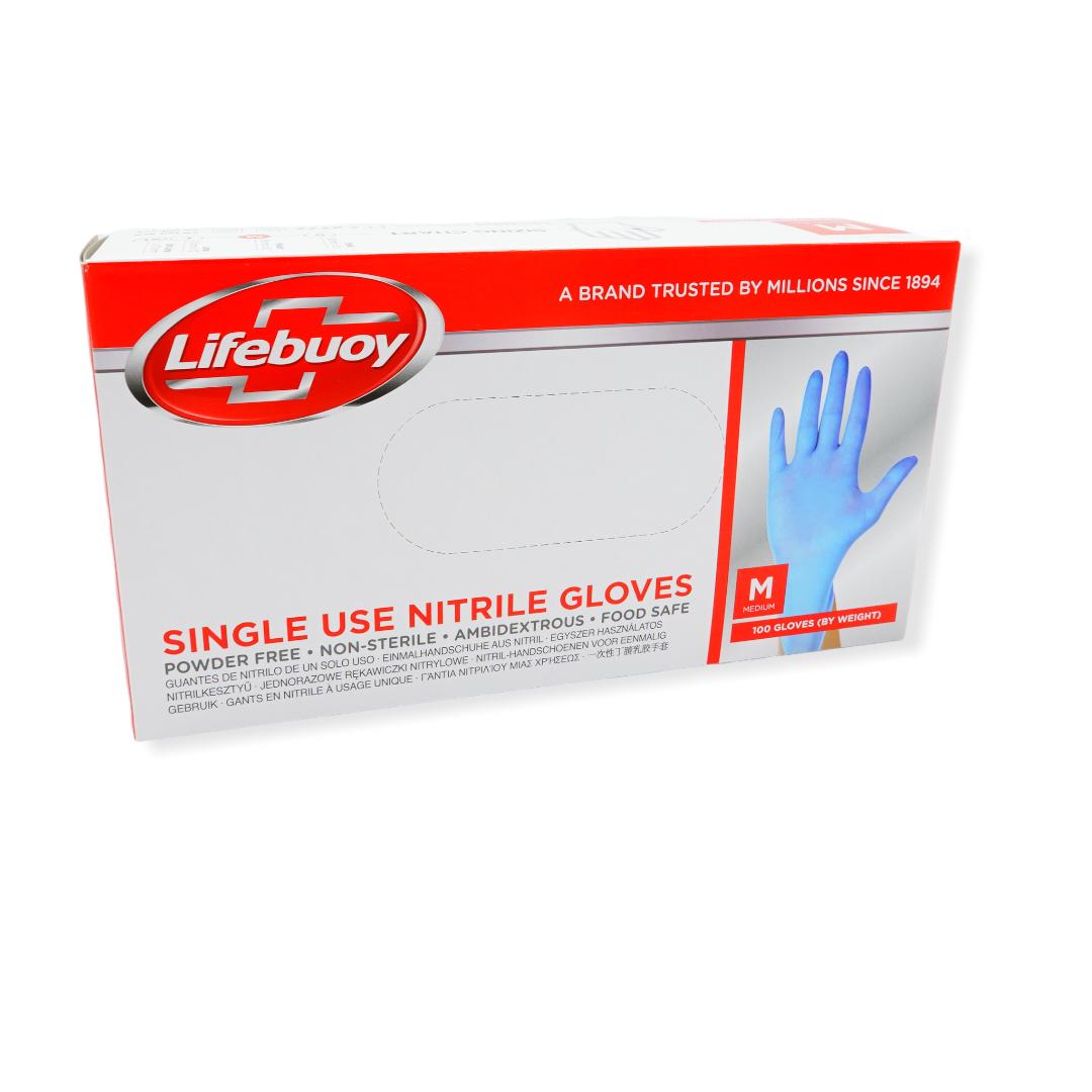 Lifebuoy (Unilever) Nitril-Handschuhe blau (100 Stk.)