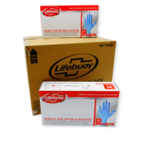 Lifebuoy (Unilever) Nitril-Handschuhe blau (100 Stk.)