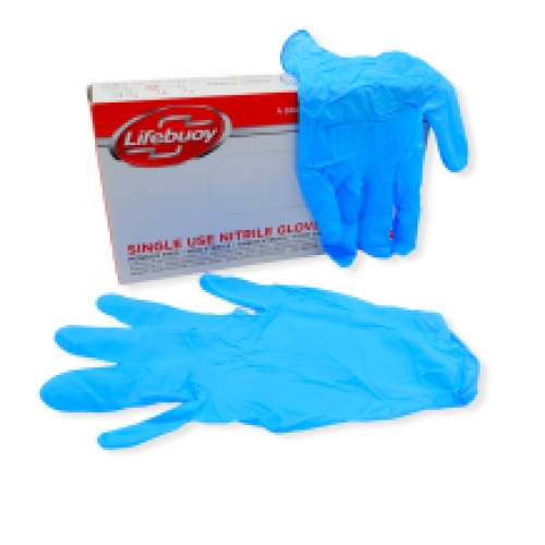 Lifebuoy (Unilever) Nitril-Handschuhe blau (100 Stk.)