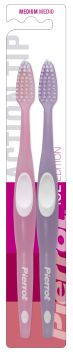 2er-Pack Zahnbürste Erwachsene Pierrot Active Tip Ice Edition Medium