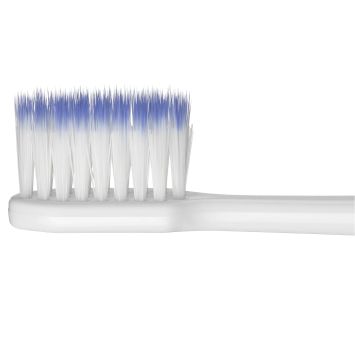 GUM ActiVital Sonic Daily batteriebetriebene Zahnbürste schwarz, 4 Stück