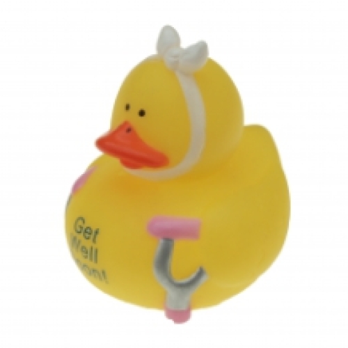 Badeente 'Get well soon' (24 Stück)
