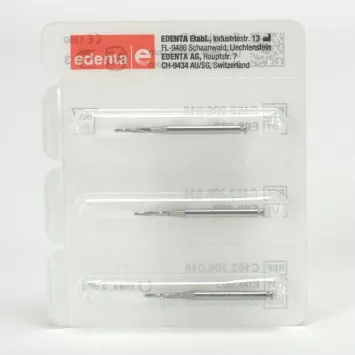 Fraise ostéotome Lindemann en carbure Edenta RA-XL 162 ISO 016
