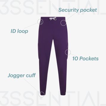 3ssential Pure Stretch Jogger Unisexe bleu nuit