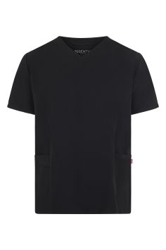 3ssential Pure Stretch Komfort-Tunika Unisex Schwarz