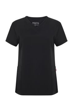 3ssential Pure Stretch Komfort-Tunika Damen Schwarz