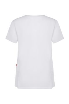 3ssential Pure Stretch Komfort-Tunika Damen Weiß