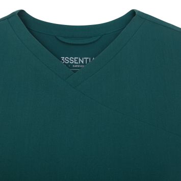 3ssential Pure Stretch Komfort-Tunika Damen Dschungelgrün
