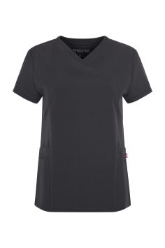 3ssential Pure Stretch Komfort-Tunika Damen Dunkelgrau