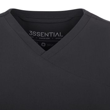 3ssential Pure Stretch Komfort-Tunika Damen Dunkelgrau